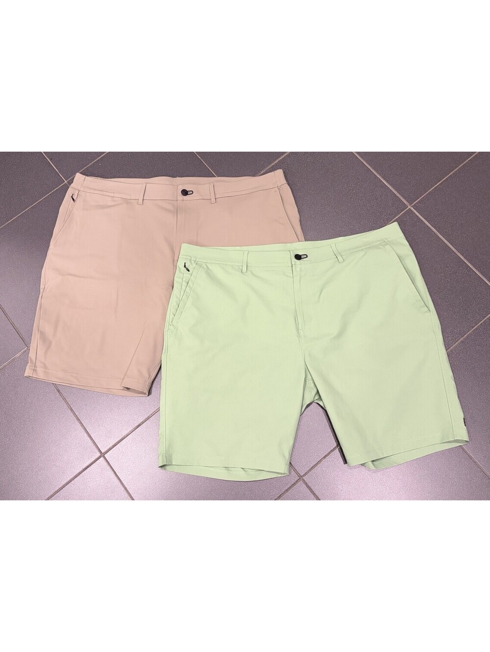 Public Rec Workday 2.0 Gamechanger Shorts Lot Of 2 Men’s Size 40 Ash Green